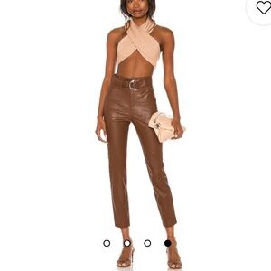 NWOT Chanice Buckle Pant in Chocolate Brown - Revolve.​​​​​​​​​